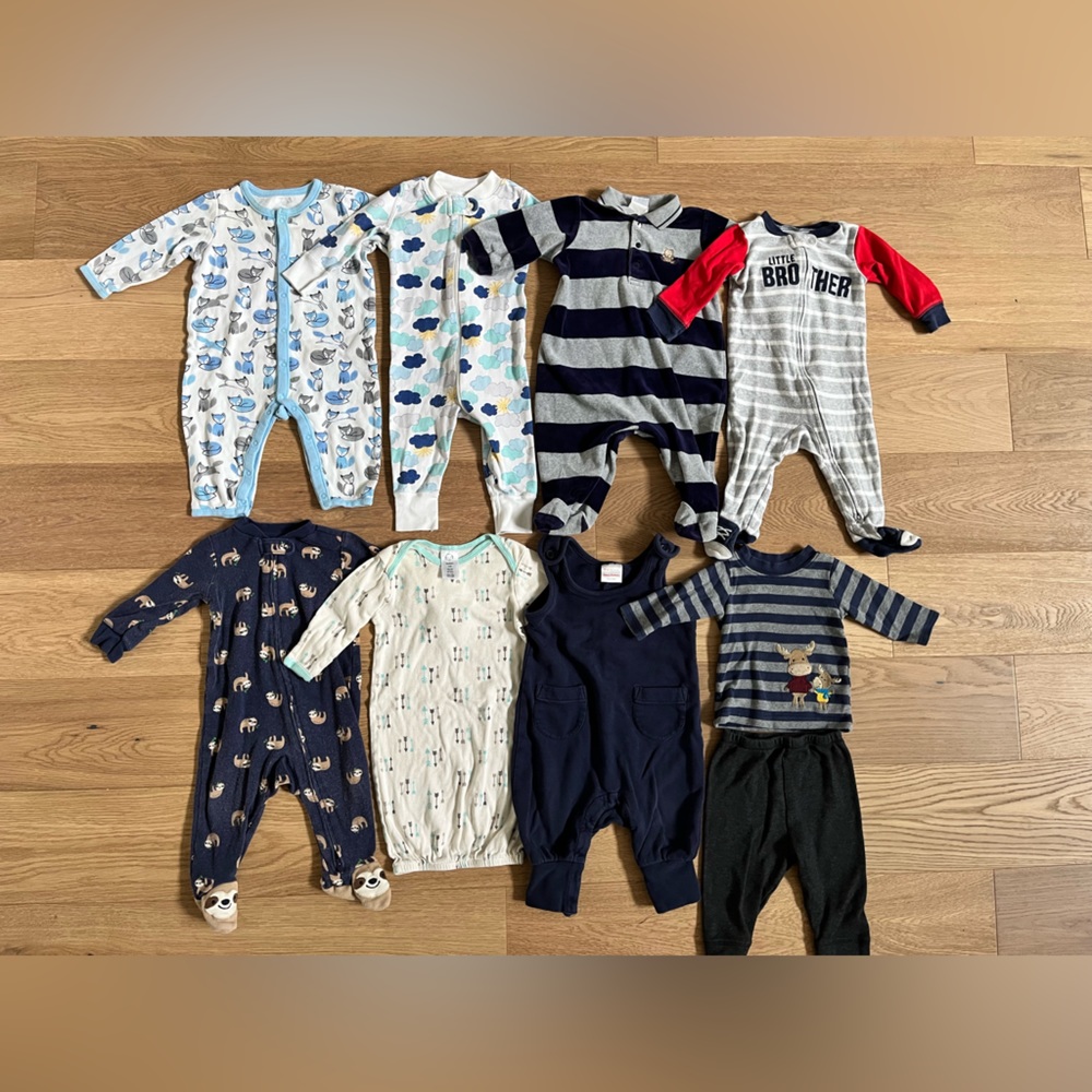 Baby boy bulk clothing lot size 3-6 months